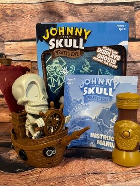 Johnny the Skull Pirate’s Cove Game Goliath Ghost Blaster Electronic Game Works